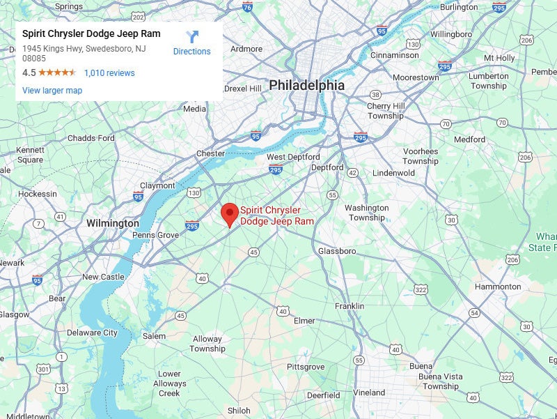 Spirit Chrysler Dodge Jeep Ram Map Mobile